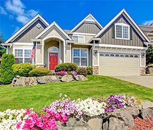 Grey Craftsman House