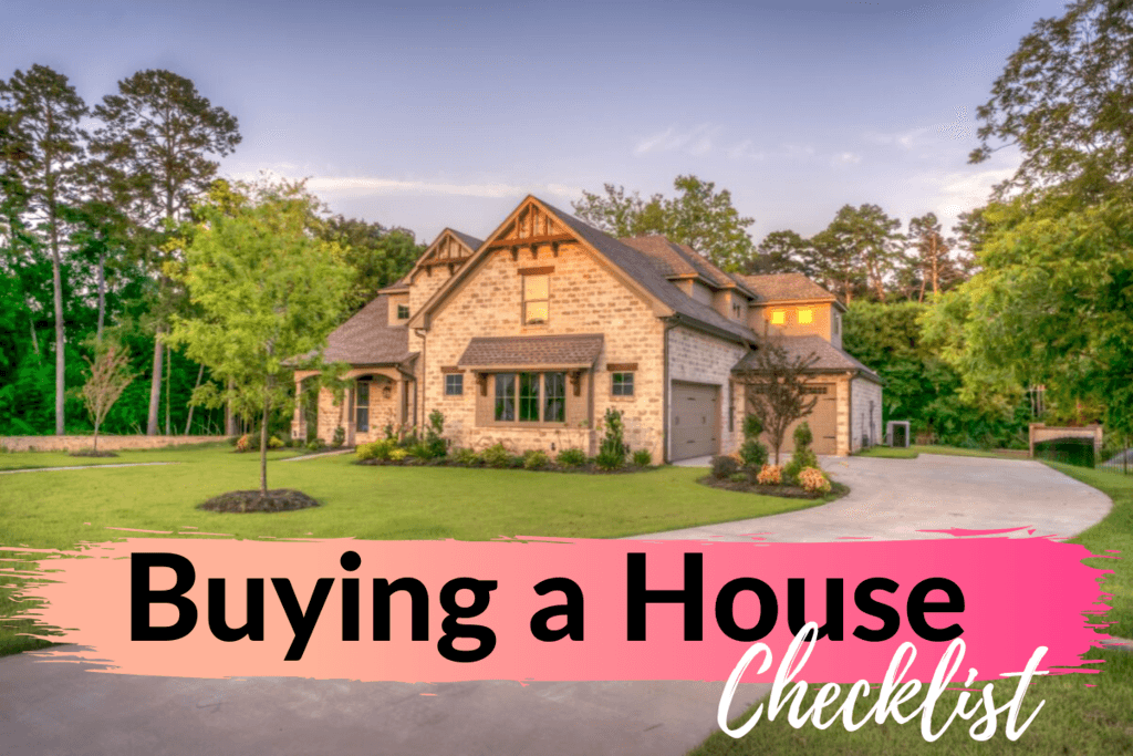 buying a house checklist