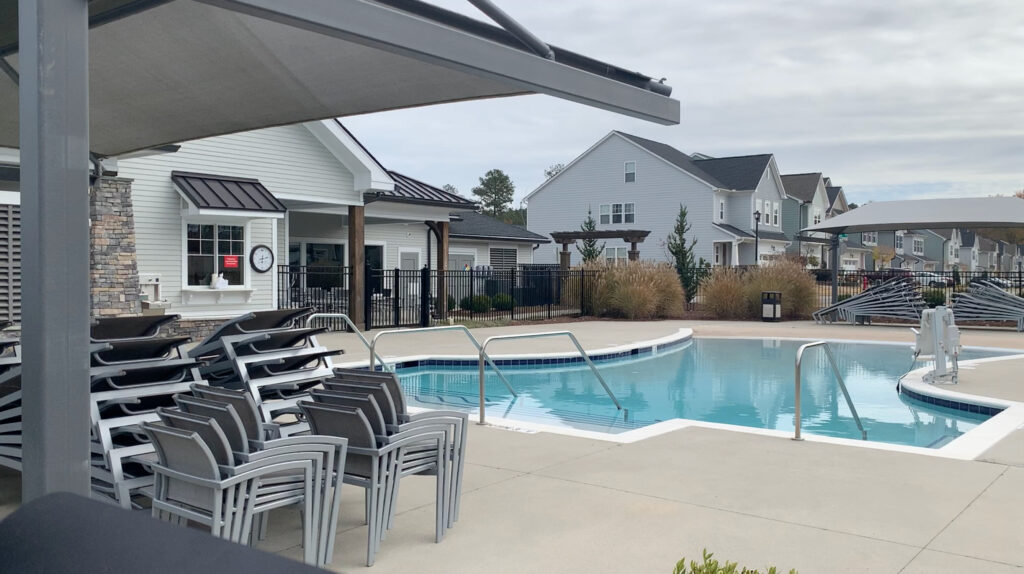 Buckhorn Preserve, Apex, NC.  One of two community pools.