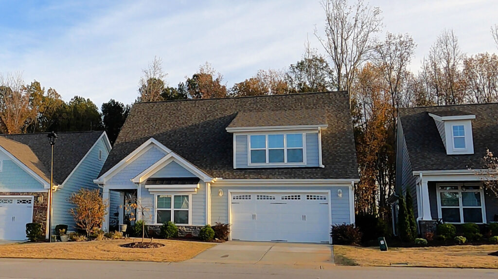 The Cottages at Evergreen at Flowers Plantation in Clayton, NC are between 1900 and 2700 square feet.