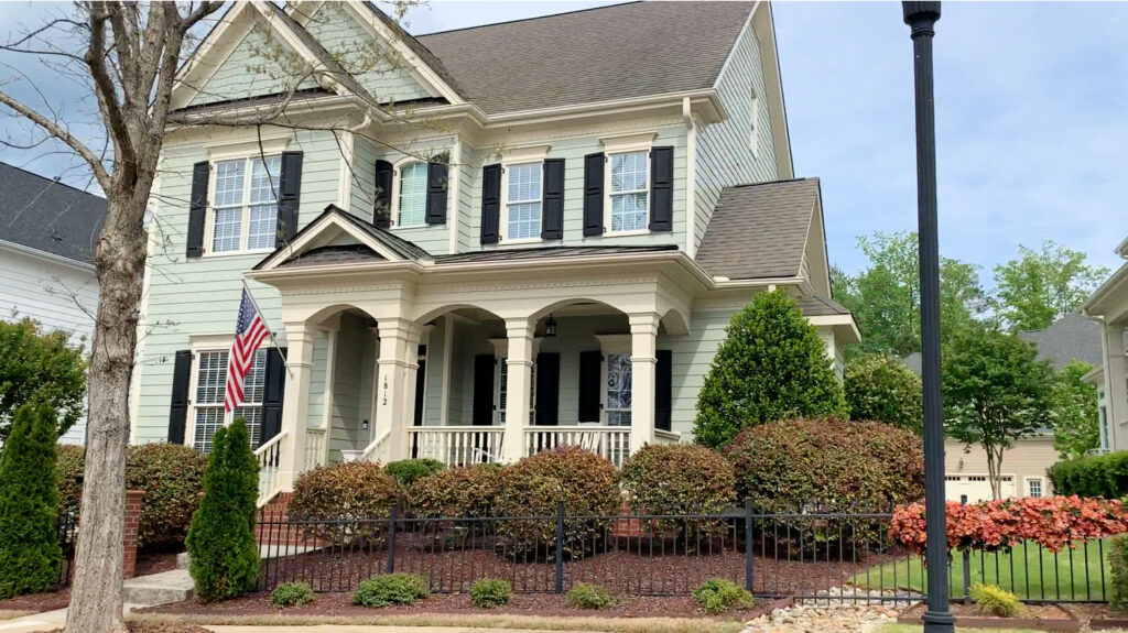 Homes for sale in Holly Springs NC include homes like this in master planned communties.