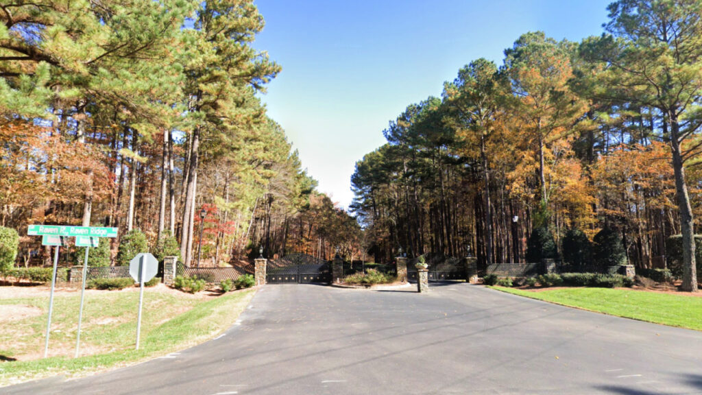 Morning Mountain Estates, a gated community in Raleigh NC