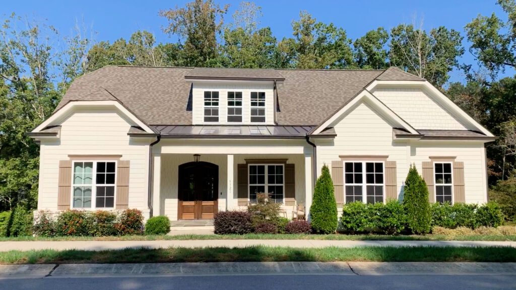 Custom home in the Hamptons at Umstead Raleigh NC