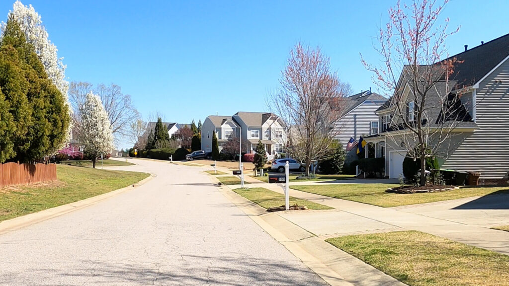 Sidewalks in Oak Hall