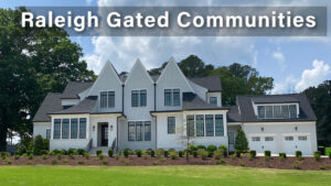 Home in a gated community in Raleigh, NC