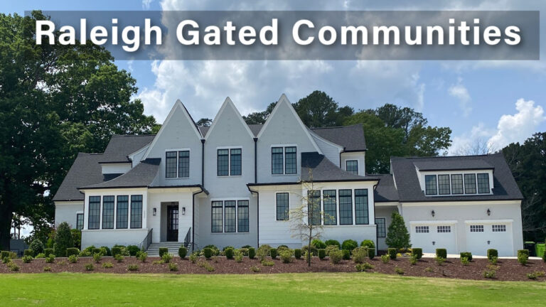 Home in a gated community in Raleigh, NC