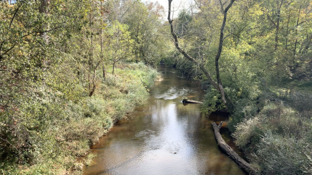 The Eno River winds through Hillsborough, NC