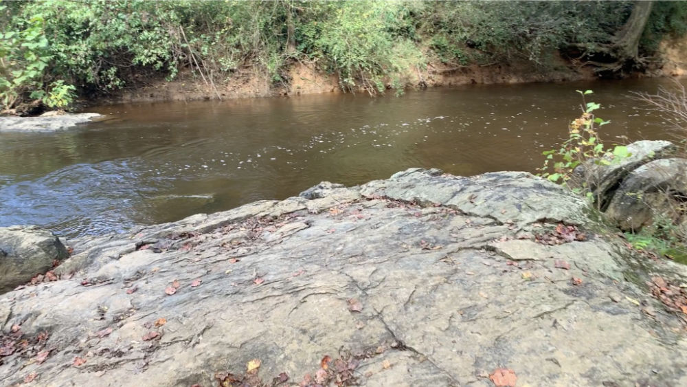 The Riverwalk in Hillsborough provides scenic views of the Eno River.