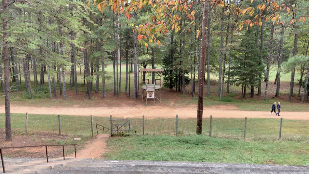 The old Occoneechee Speedway is now a greenway in Hillsborough, NC