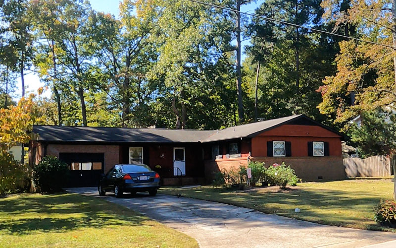 1970's ranch in Knollwood subdivision, Apex NC