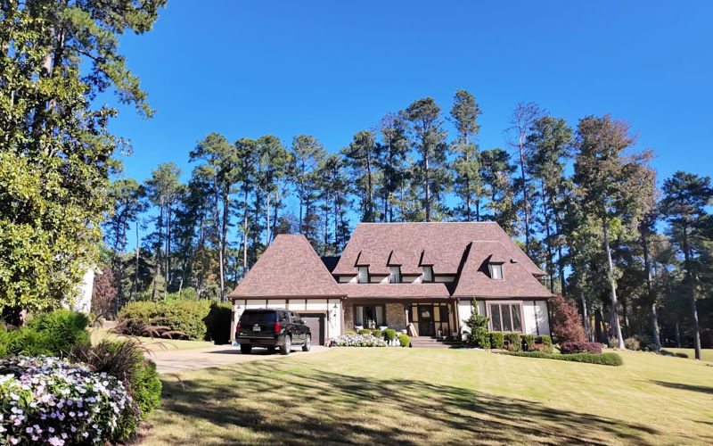 Tudor styled home in MacGregor Downs Cary NC