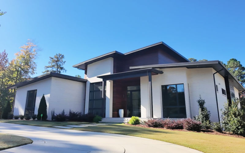 Modern architecture in MacGregor Downs, Cary NC