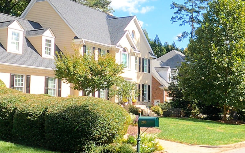 House in Normandie subdivision, Cary NC