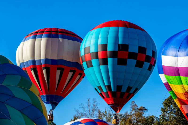 Hot air ballon festival in North Carolina.